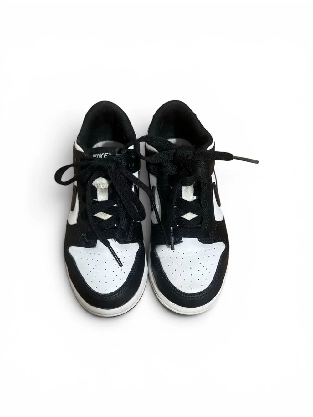 Kids 12C black and white panda dunks
